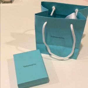 Authentic Tiffany Bag & Jewelry Box.